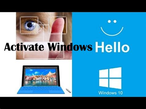 Activate windows hello in windows 10